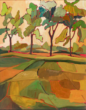 Barbara Whelan (Canadian 1928-2024) "Trees At The Cottage"