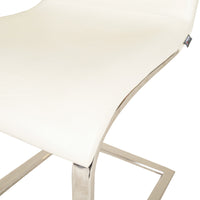 PERESSINI Rio Chairs Ivory Bonded Leather Set of 4