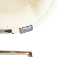 PERESSINI Rio Chairs Ivory Bonded Leather Set of 4