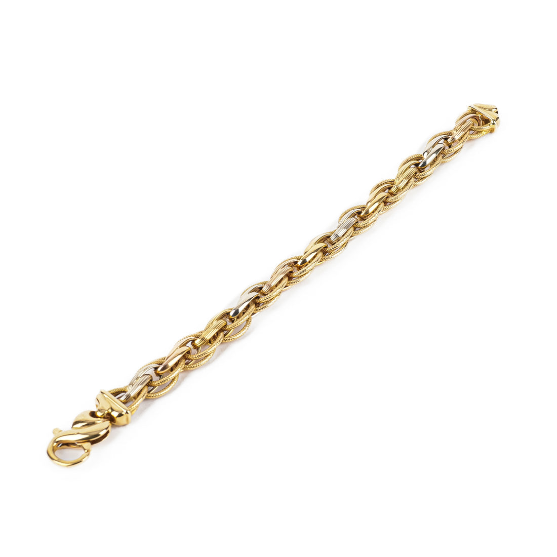 ART.OR 14K Yellow Gold White Gold Bracelet