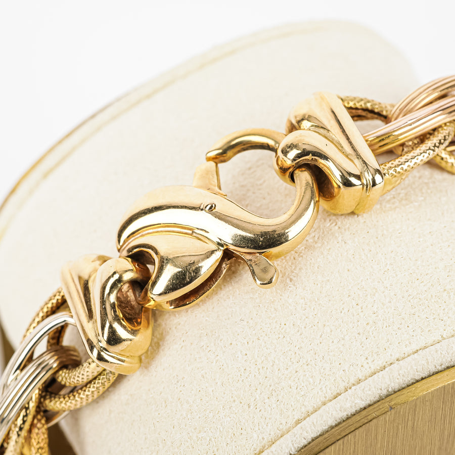 ART.OR 14K Yellow Gold White Gold Bracelet