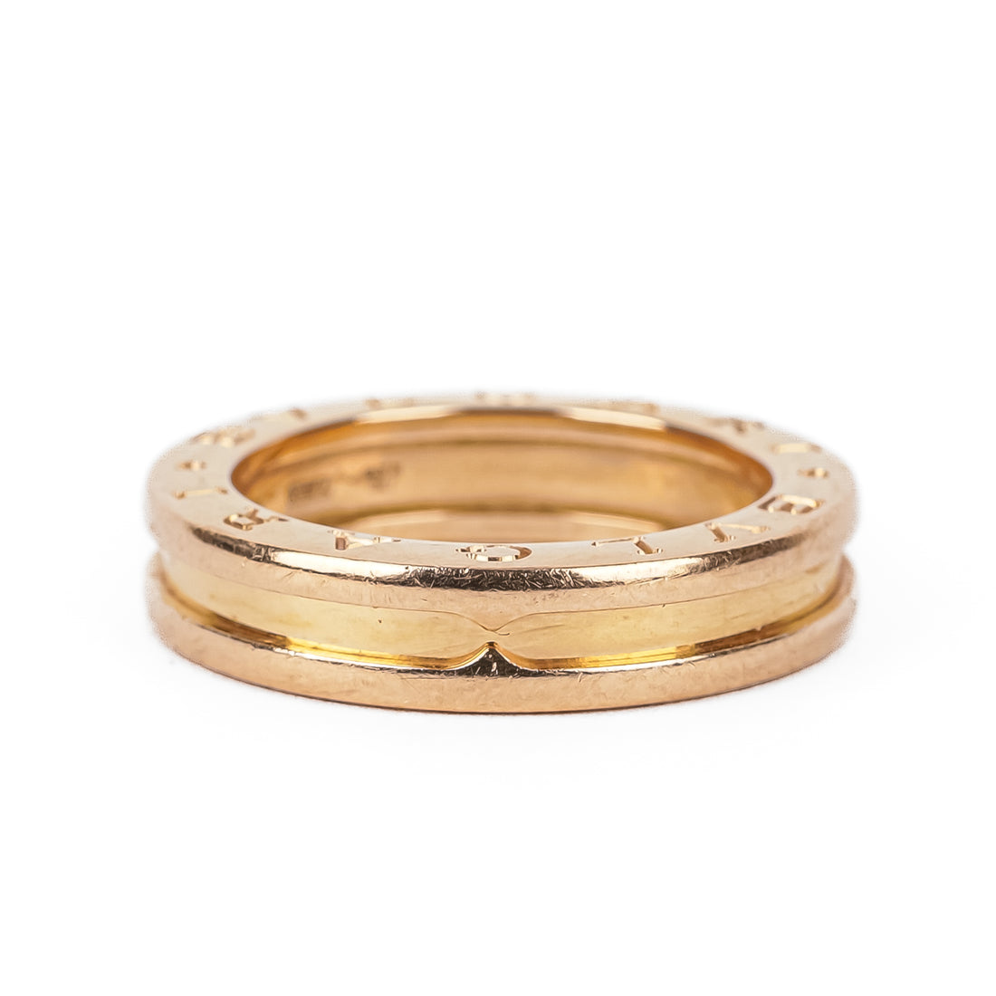 BVLGARI 18K Rose Gold B.zero1 Ring