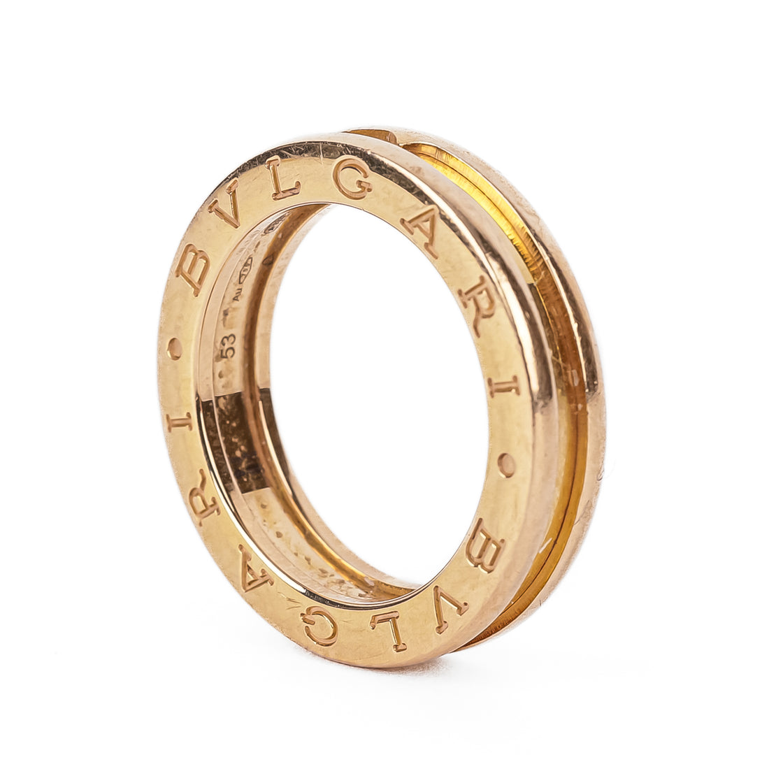 BVLGARI 18K Rose Gold B.zero1 Ring
