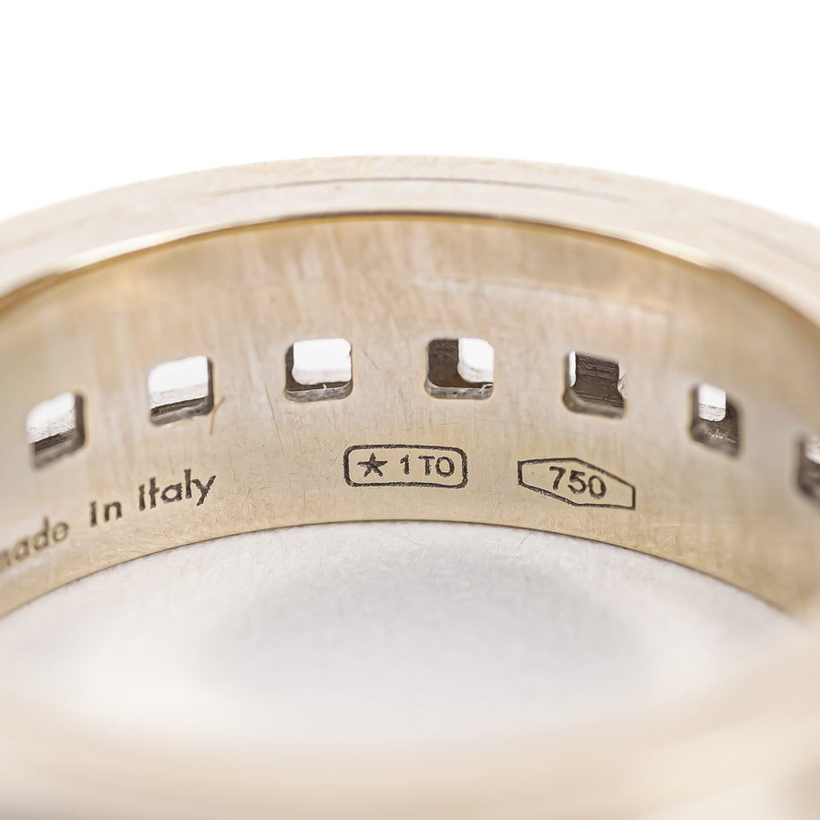 GUCCI 18K White Gold Spinner Ring