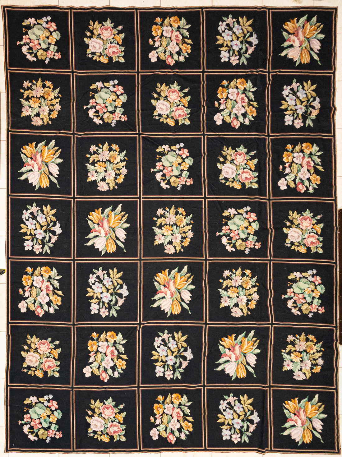 Aubusson Style Needlepoint Rug
