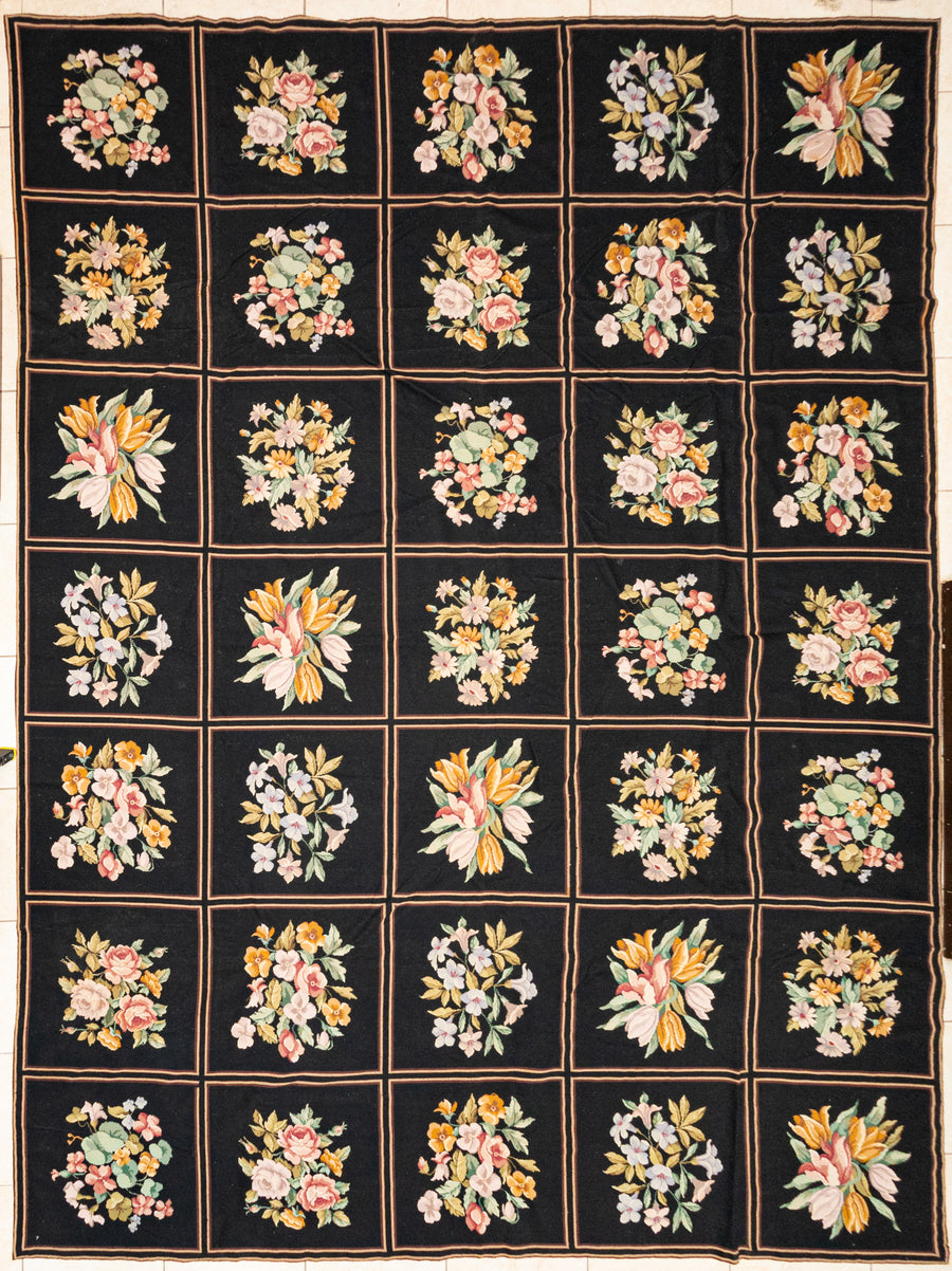 Aubusson Style Needlepoint Rug