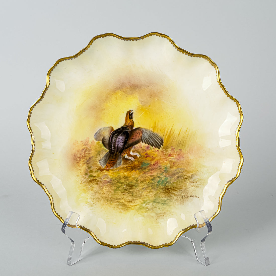 ROYAL DOULTON H Stevenson Birds Plates Set Of 8