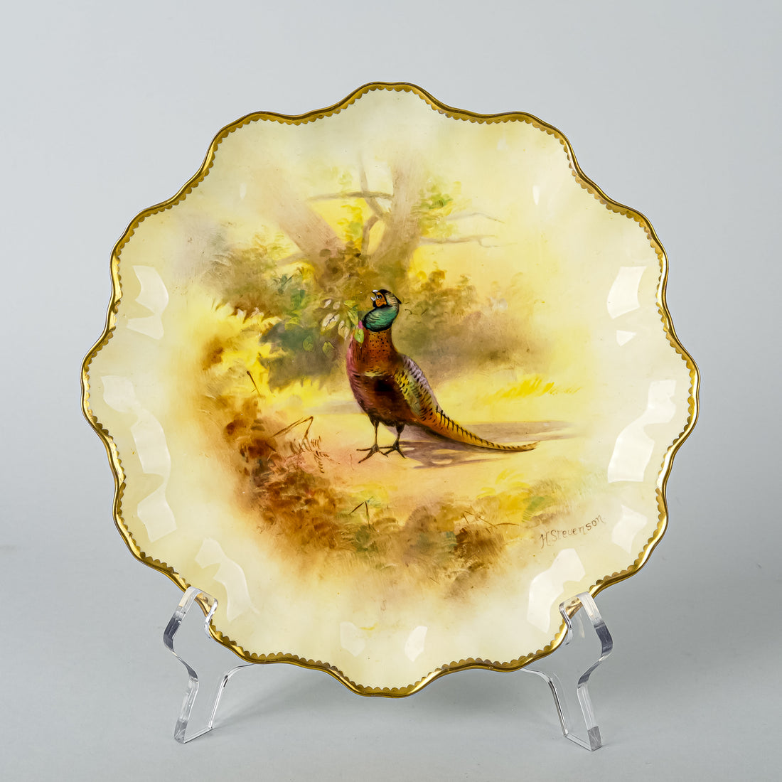ROYAL DOULTON H Stevenson Birds Plates Set Of 8