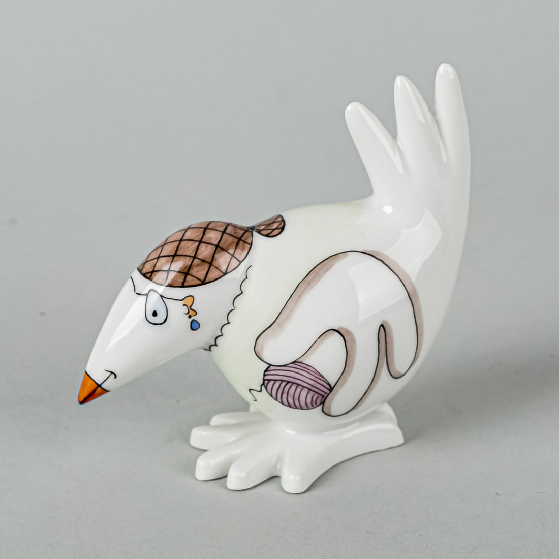 MEISSEN Figurine Funny Bird - Knitter