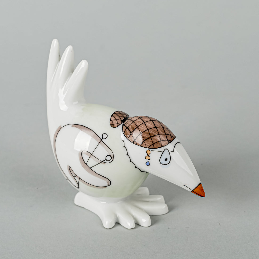 MEISSEN Figurine Funny Bird - Knitter