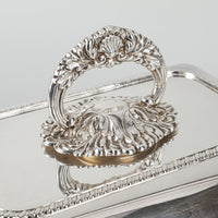 CDN SILVER CO Sheffield Reproduction Silverplate Covered Entree Dishes Set of 2