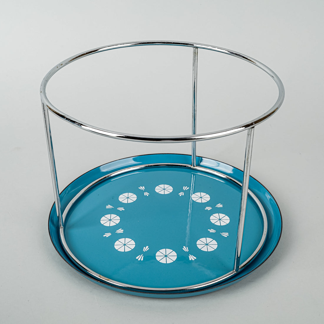 CATHRINEHOLM Saturn Blue Enamelware Fondue Set 4 Pieces