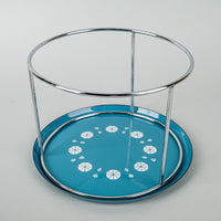 CATHRINEHOLM Saturn Blue Enamelware Fondue Set 4 Pieces