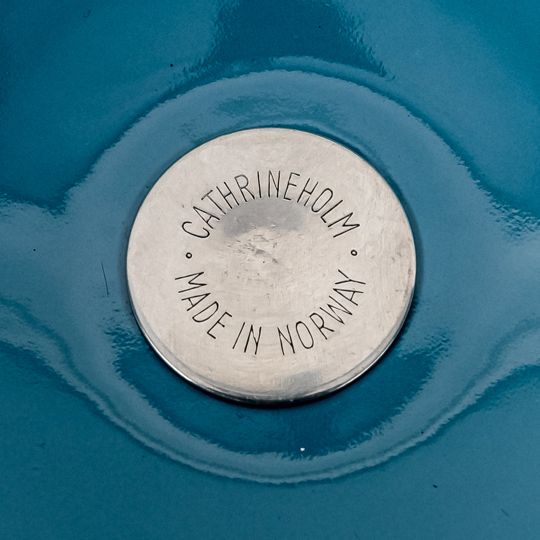 CATHRINEHOLM Saturn Blue Enamelware Fondue Set 4 Pieces