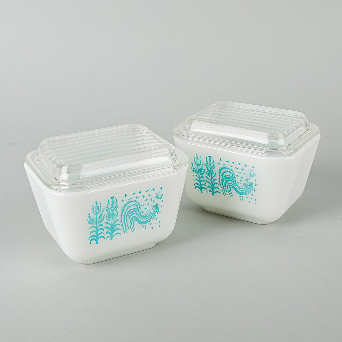 PYREX Butterprint Refrigerator Dishes Set Of 4 (8 Pieces)