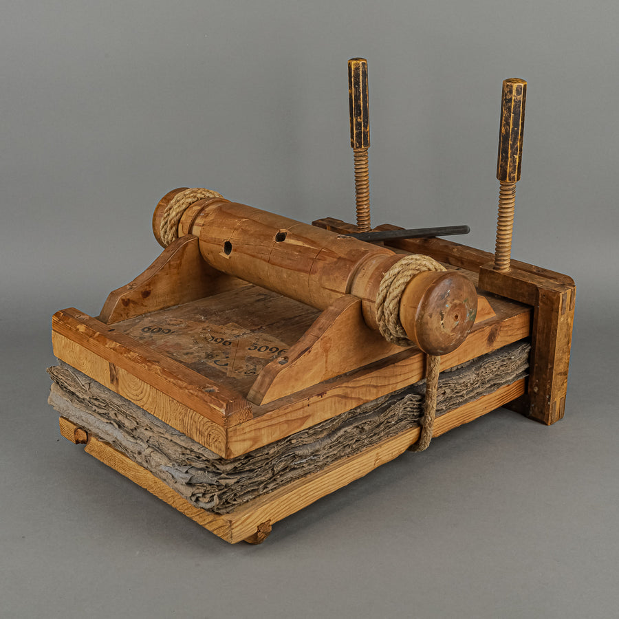 Vintage PIne Flower Press And Herbarium