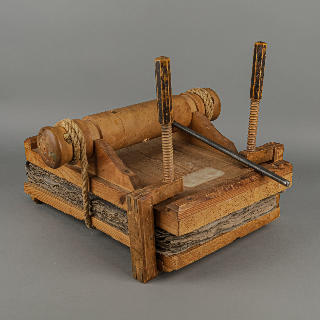Vintage PIne Flower Press And Herbarium