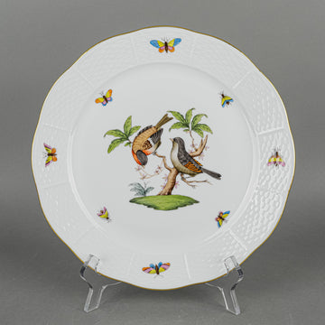 HEREND Rothschild Bird Dinner Plate