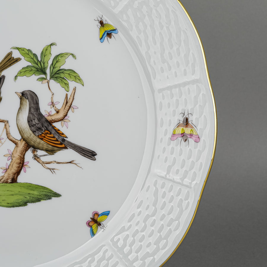 HEREND Rothschild Bird Dinner Plate