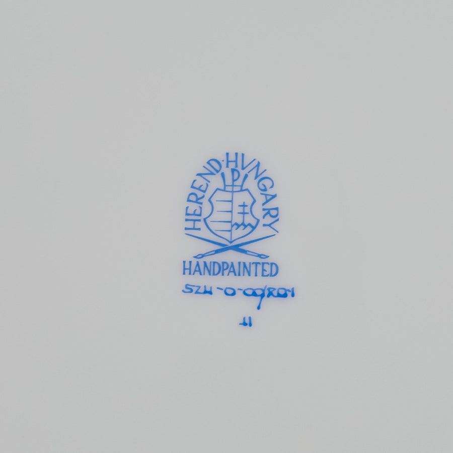 HEREND Rothschild Bird Dinner Plate