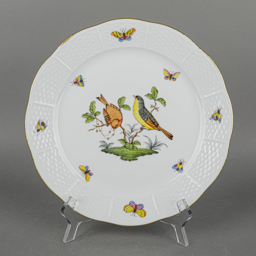 HEREND Rothschild Bird Dinner Plate
