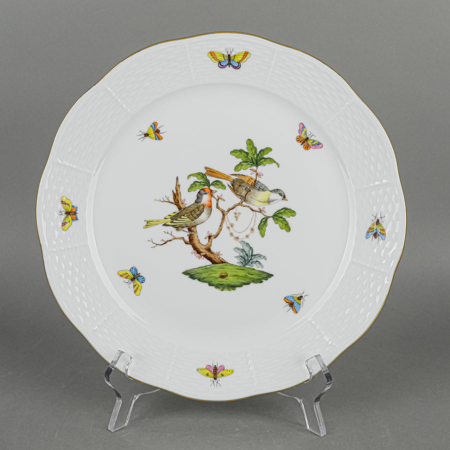 HEREND Rothschild Bird Dinner Plate