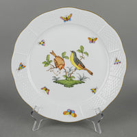 HEREND Rothschild Bird Dinner Plate