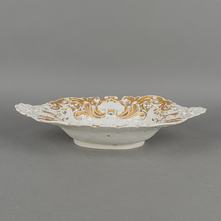 MEISSEN Embossed Gold Basket