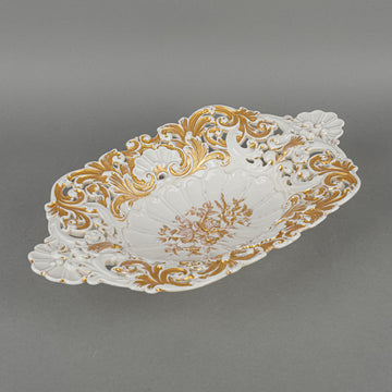 MEISSEN Embossed Gold Basket