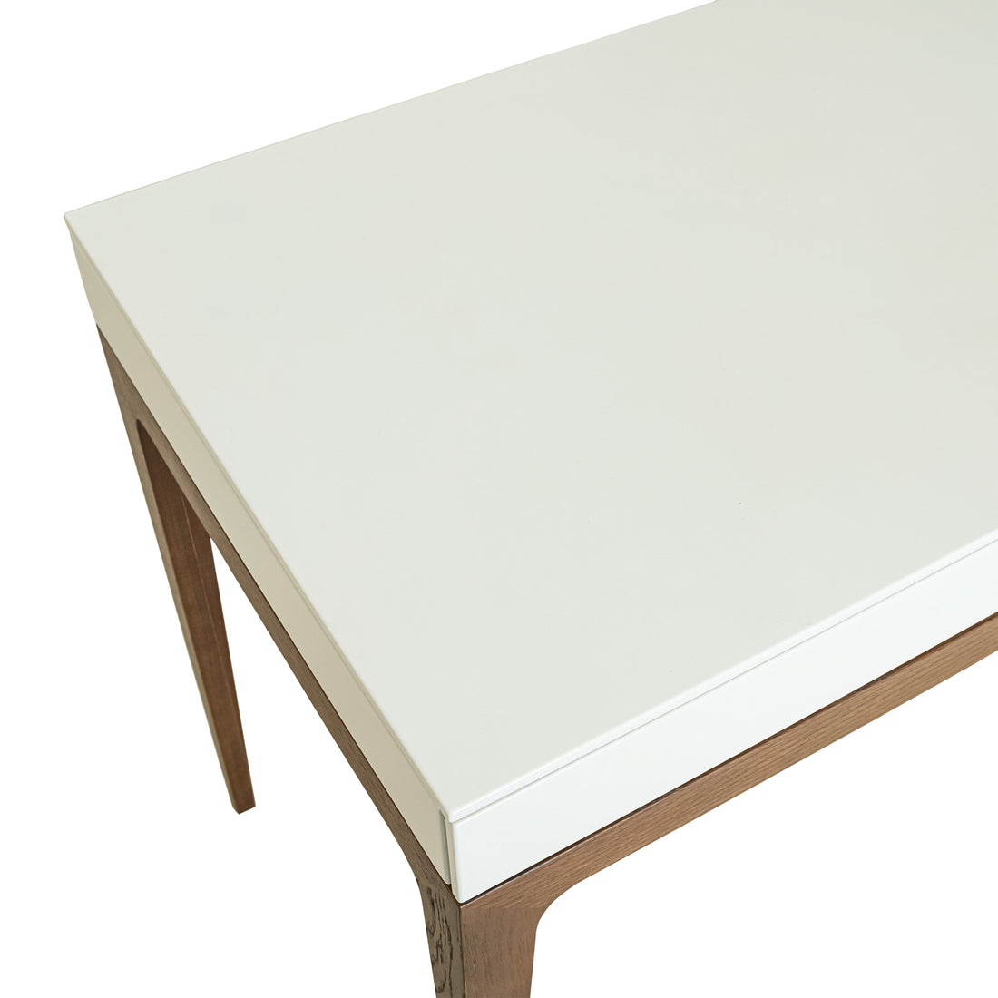 ROCHE BOBOIS Devom Desk White And Walnut