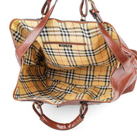 Brown Leather Weekend Bag