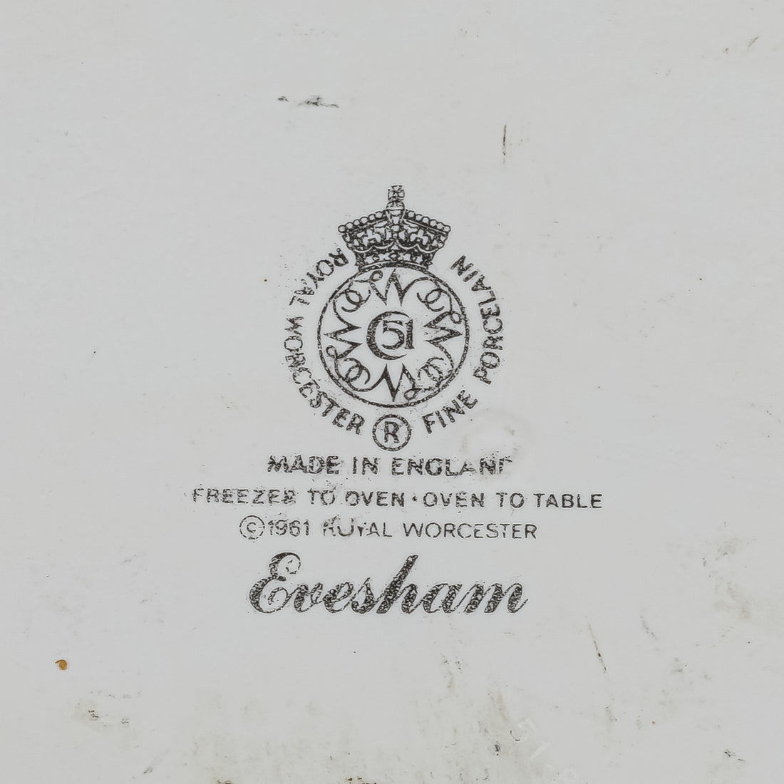 ROYAL WORCESTER Evesham Roasting Pan