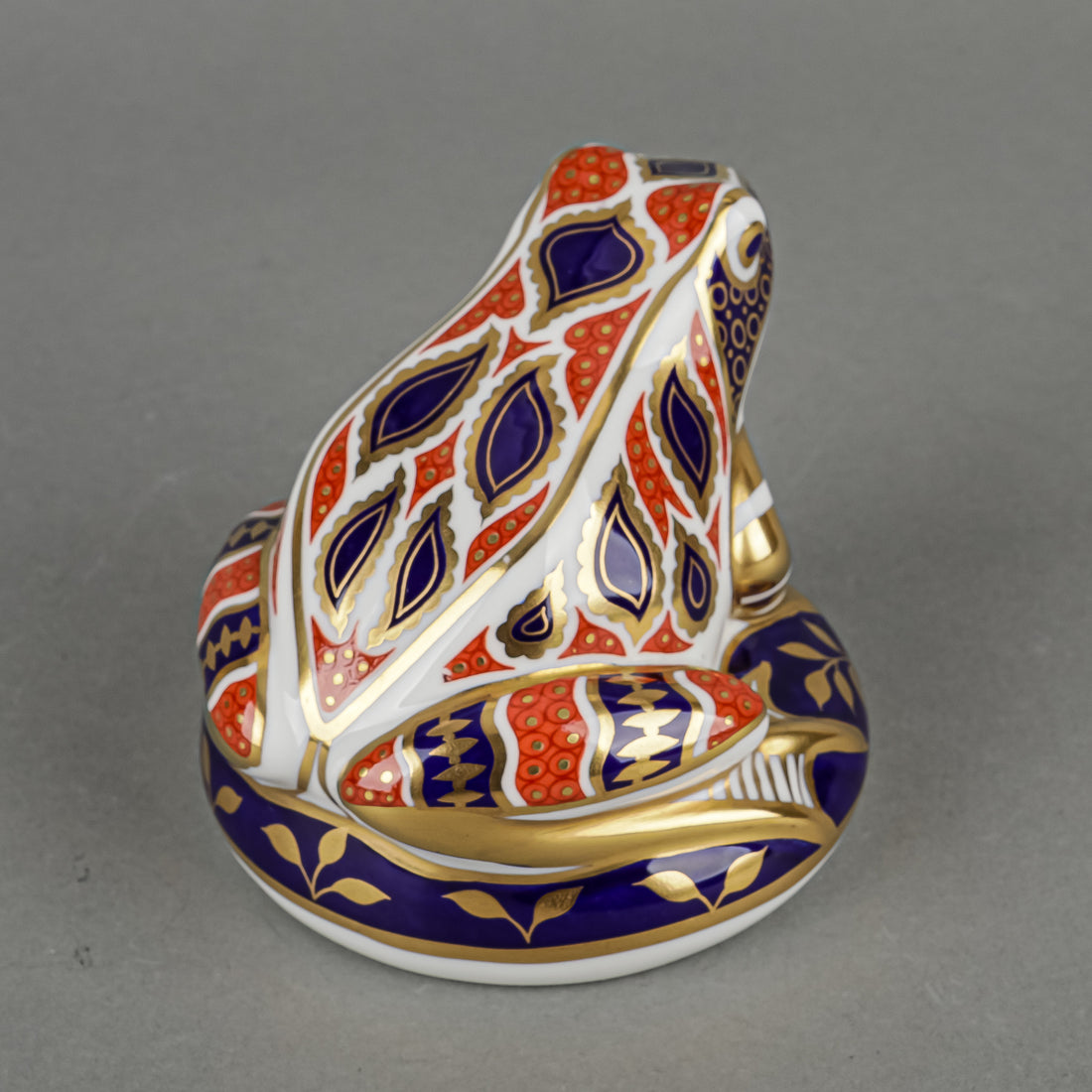 ROYAL CROWN DERBY Paperweight Frog