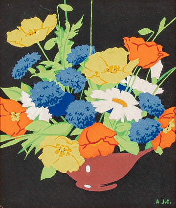 AJ Casson Canadian (1898-1992) Flowers In a Bowl