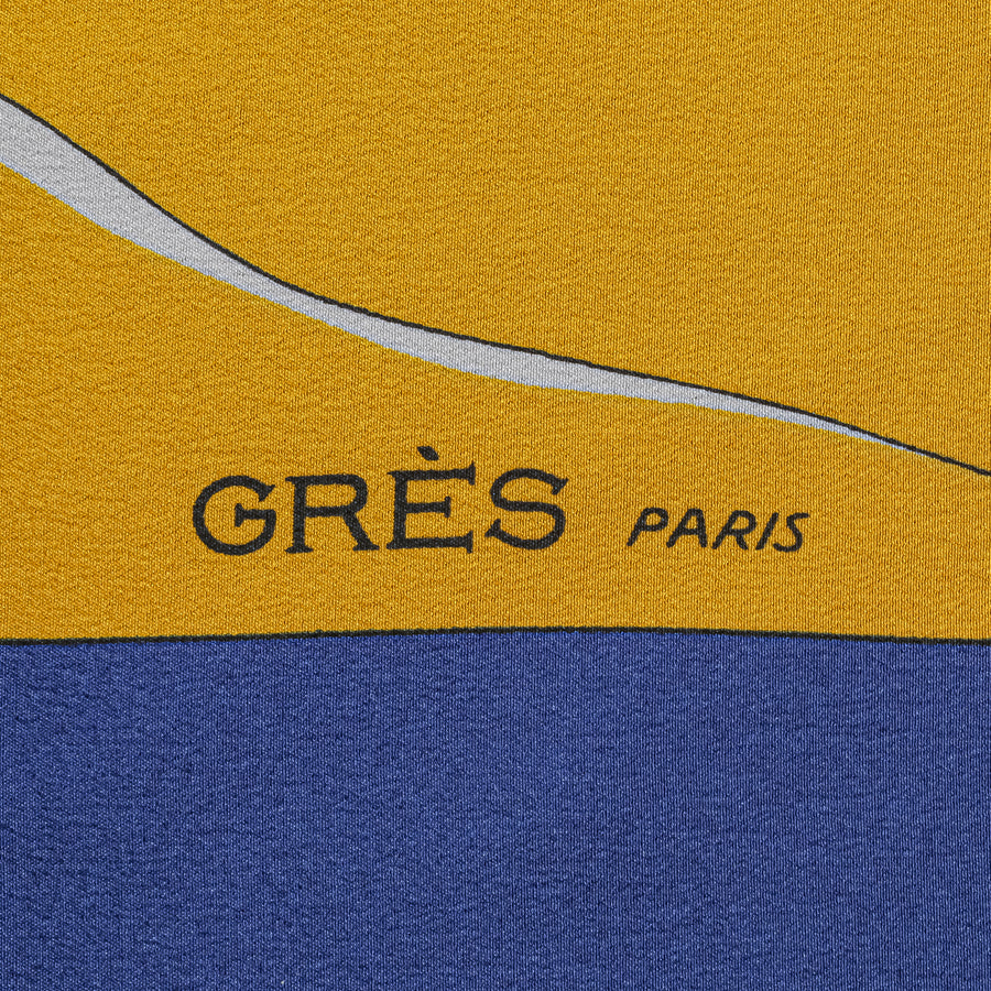 GRES PARIS Silk Scarf - Swan