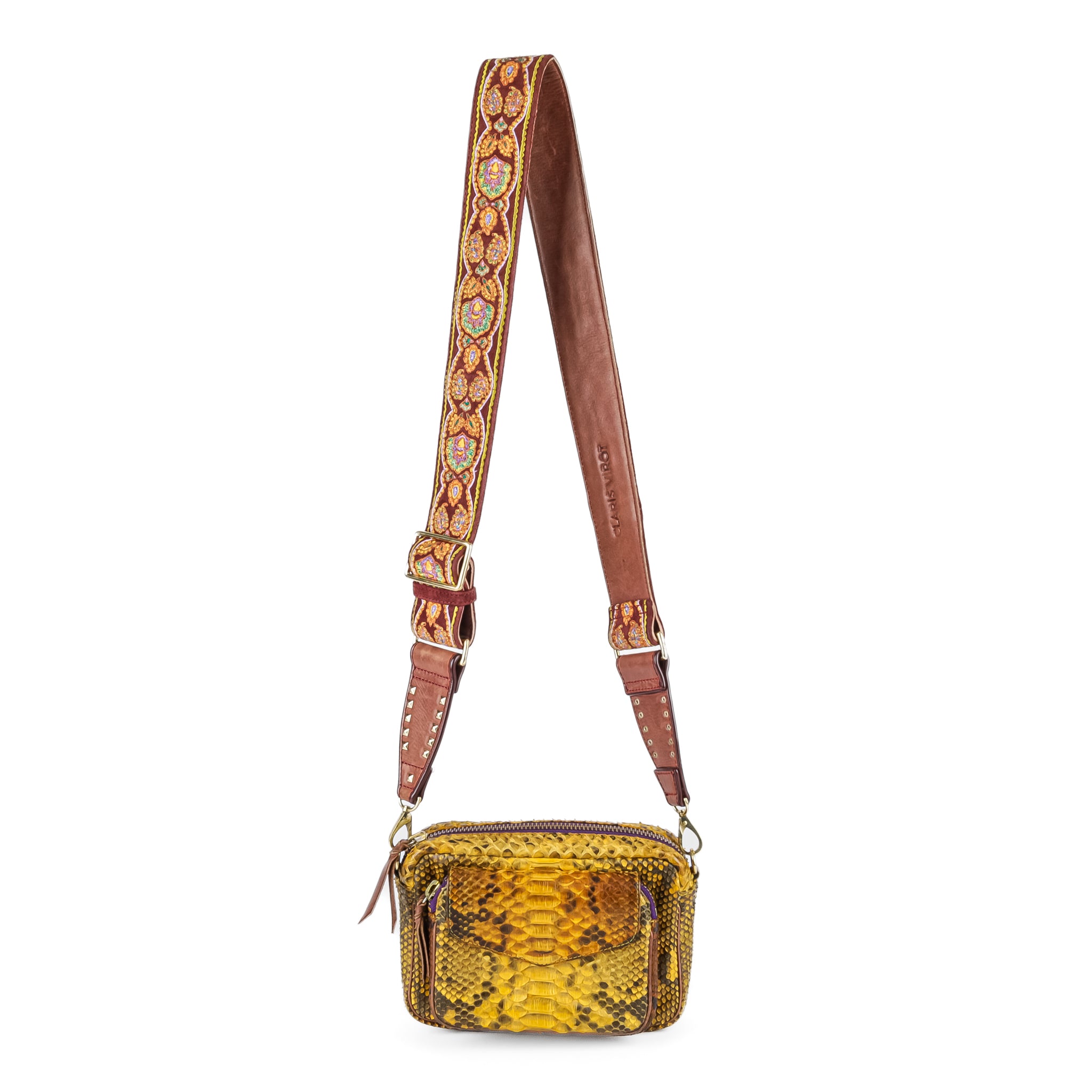 CLARIS VIROT Charlie Python Bag - Around The Block