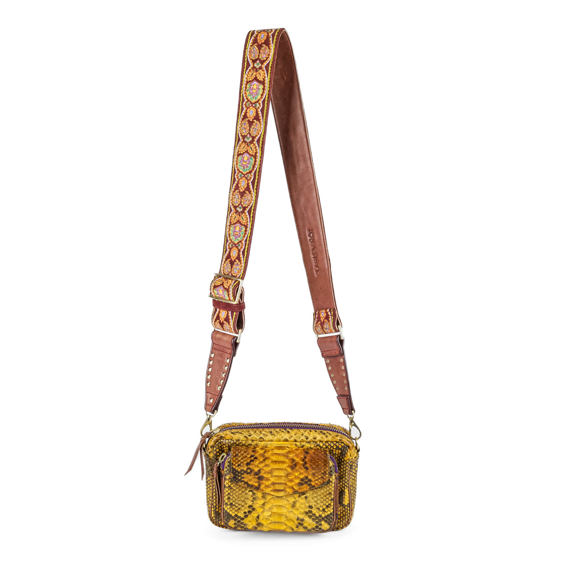 CLARIS VIROT Charlie Python Bag