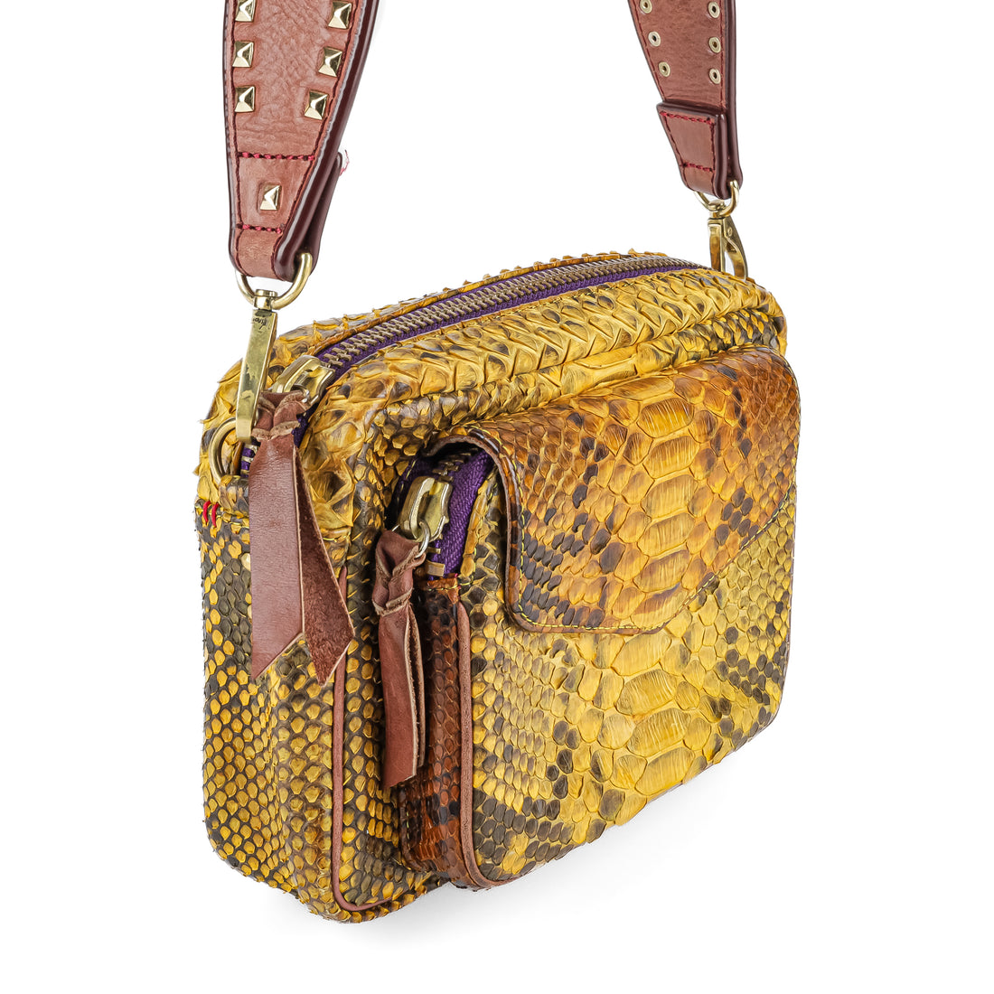 CLARIS VIROT Charlie Python Bag
