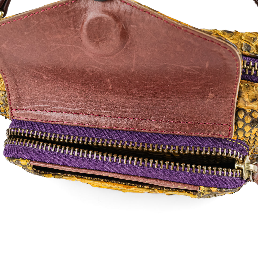 CLARIS VIROT Charlie Python Bag - Around The Block