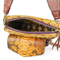 CLARIS VIROT Charlie Python Bag