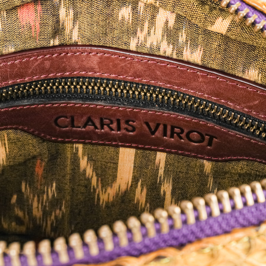 CLARIS VIROT Charlie Python Bag