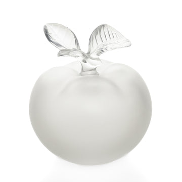 LALIQUE Grande Pomme Perfume Bottle & Stopper 11646 H6"xD5"