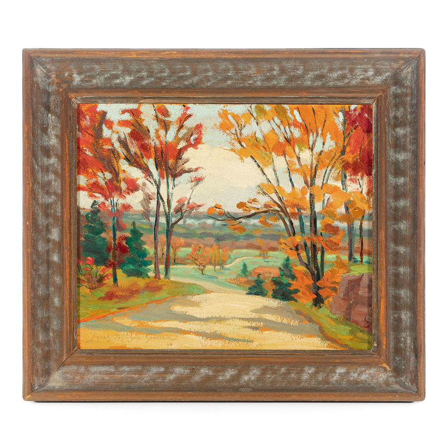 Agnes B. Johnson Sinclair (Canadian 1892-1952) Landscape - Autumn Scene
