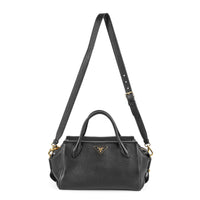 PRADA  Black Leather Handbag