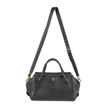 PRADA  Black Leather Handbag