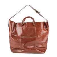 Brown Leather Weekend Bag