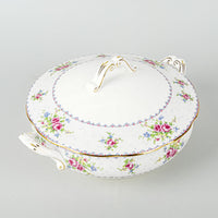 ROYAL ALBERT Petit Point Round Covered Serving Dish