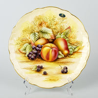 AYNSLEY Orchard Gold Cake Plate