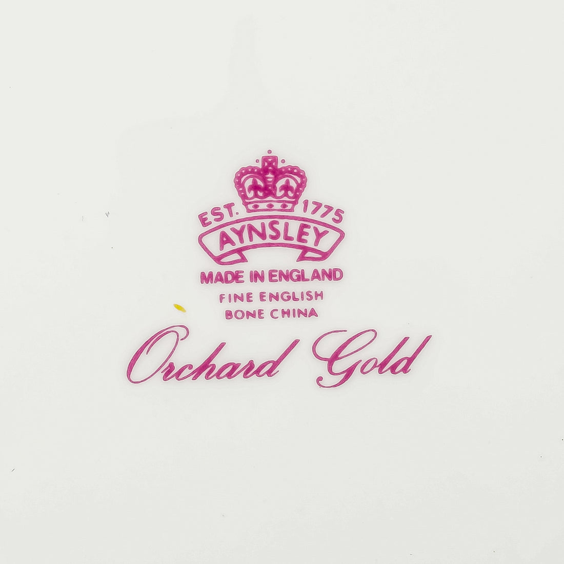 AYNSLEY Orchard Gold Cake Plate