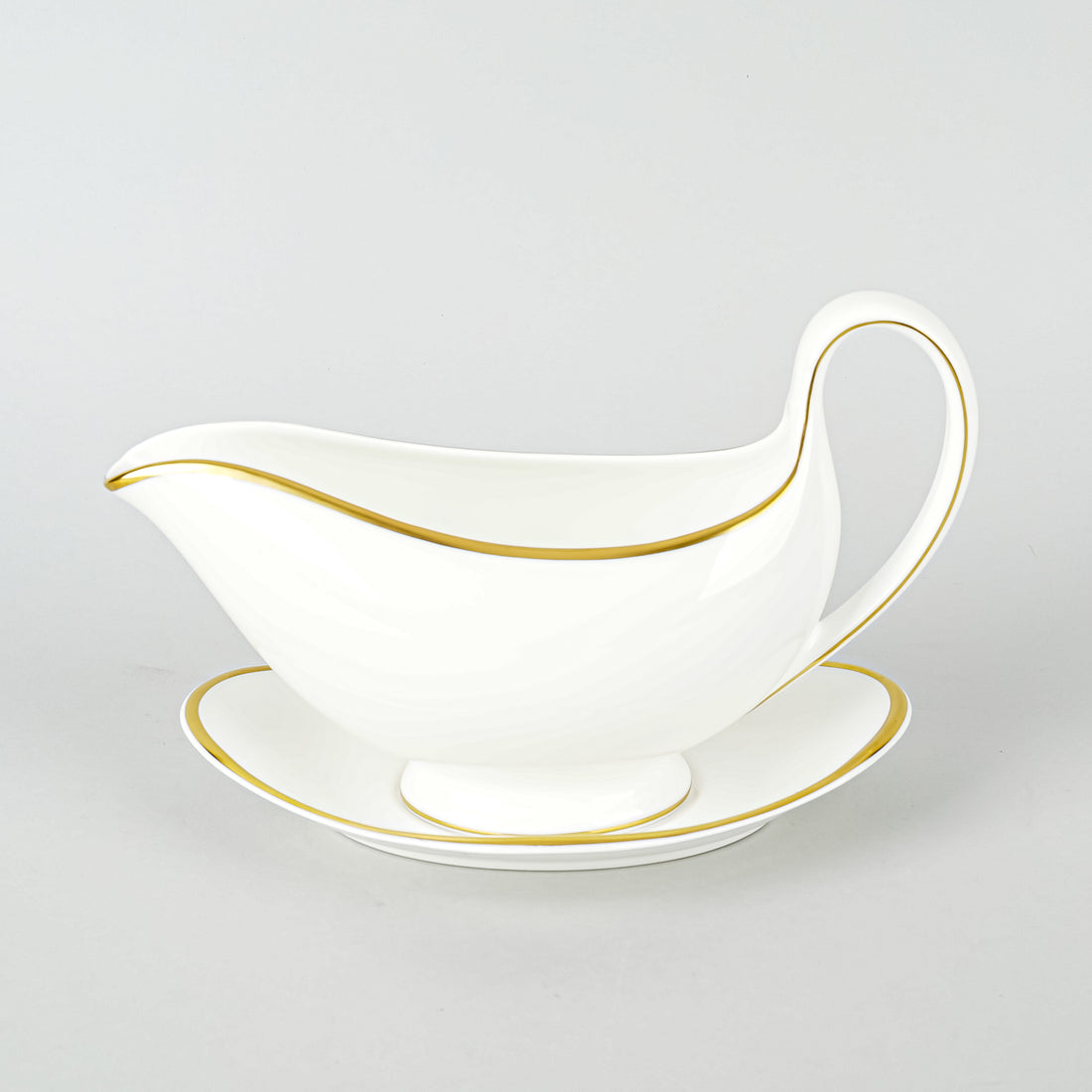 WEDGWOOD California W4377 Gravy Boat With Stand